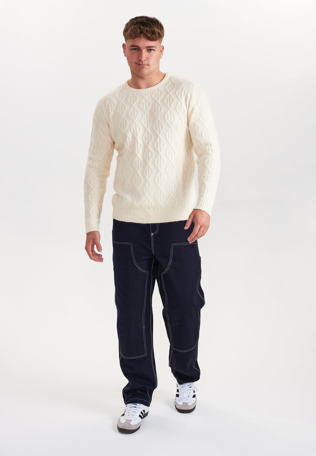 DXNMXRK. DX-Diego Knitwear Off white