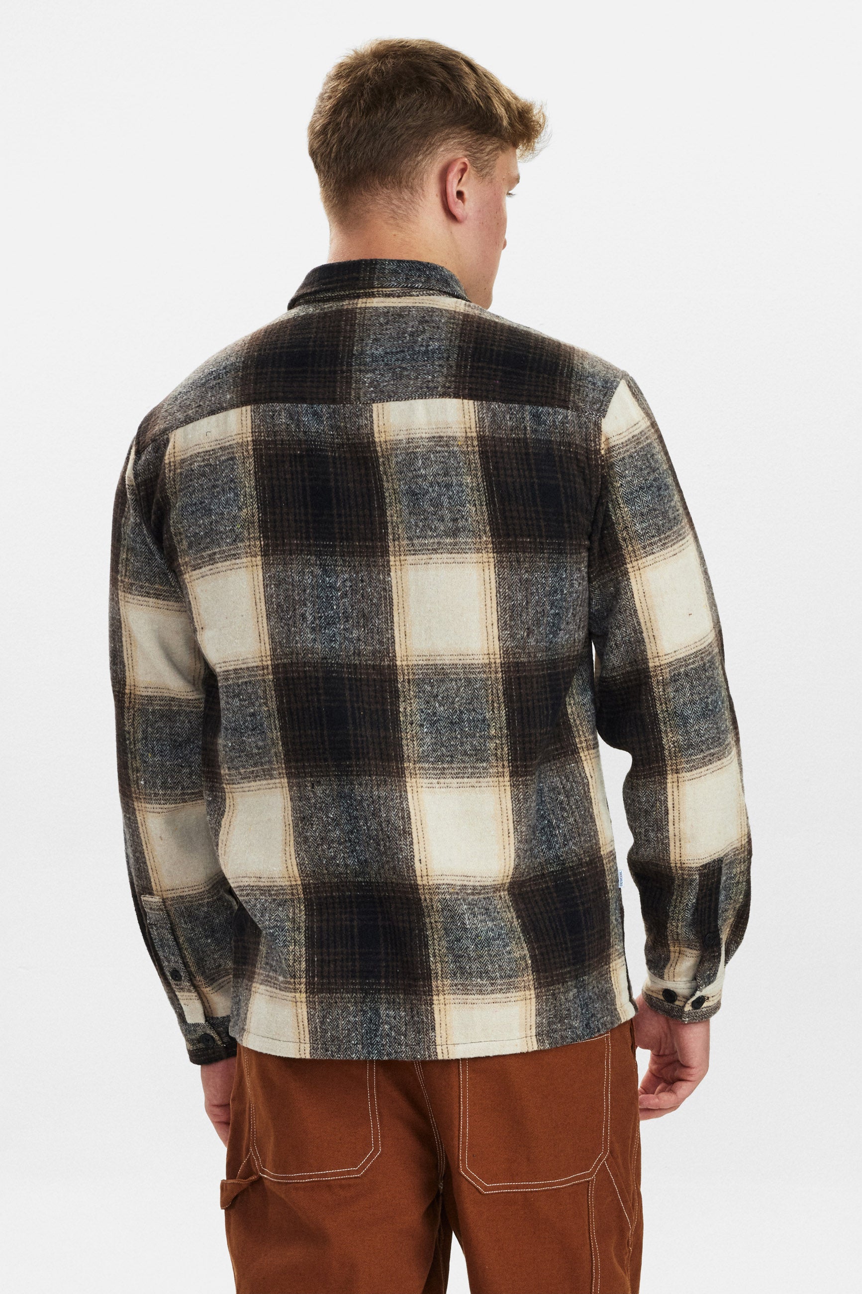 DXNMXRK. DXEarle Overshirt Dark Brown