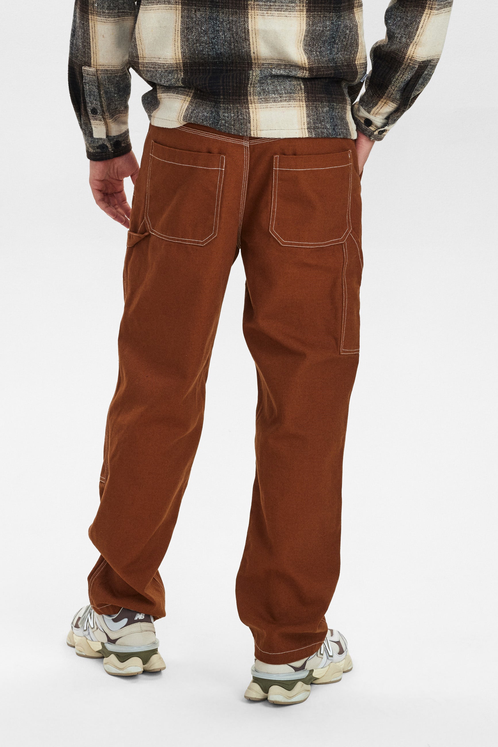 DXNMXRK. DXEastom Pants Dark Brown