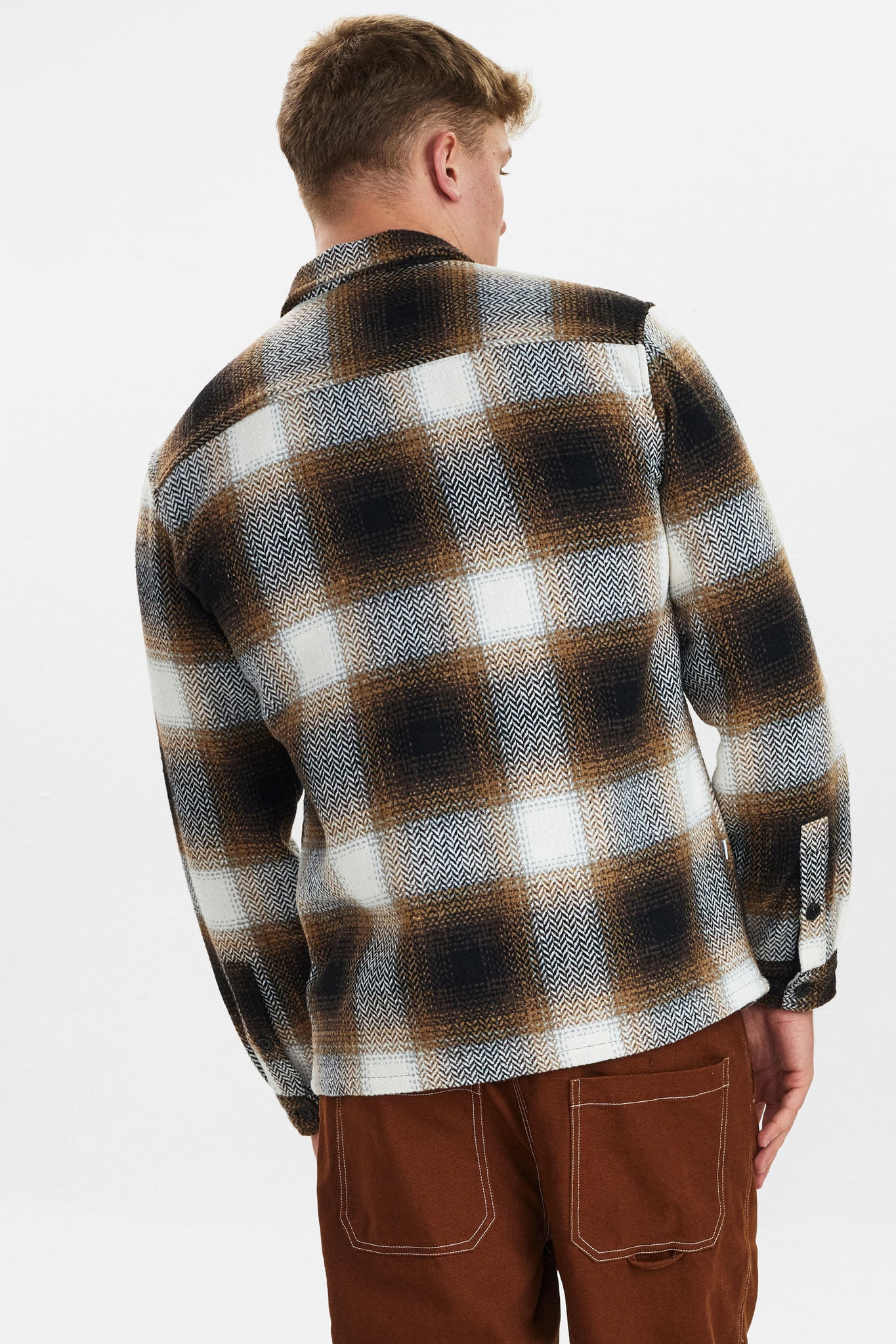 DXNMXRK. DXEbbi Overshirt Dark Brown