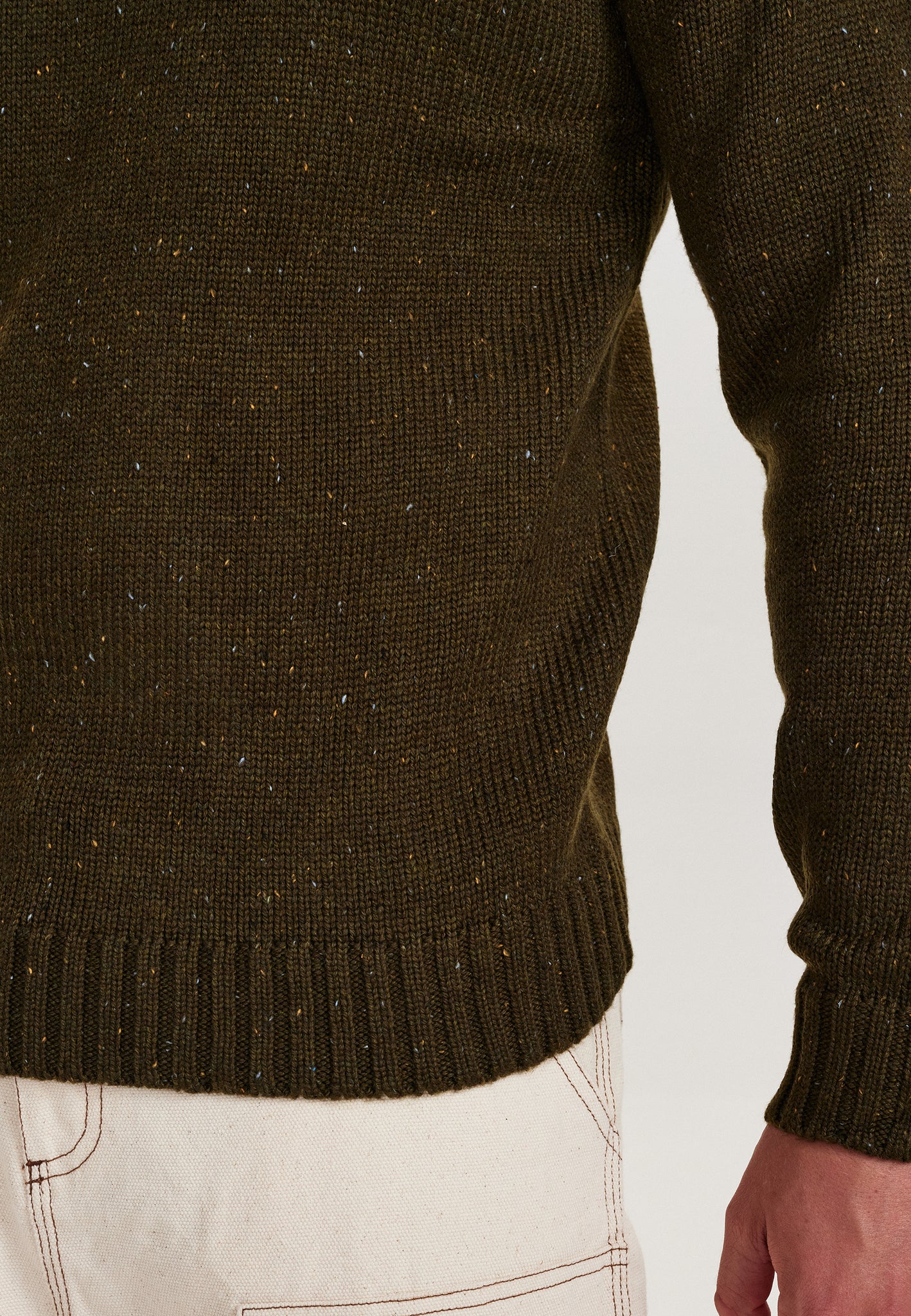 DXNMXRK. DXEbrahim Knitwear Army green