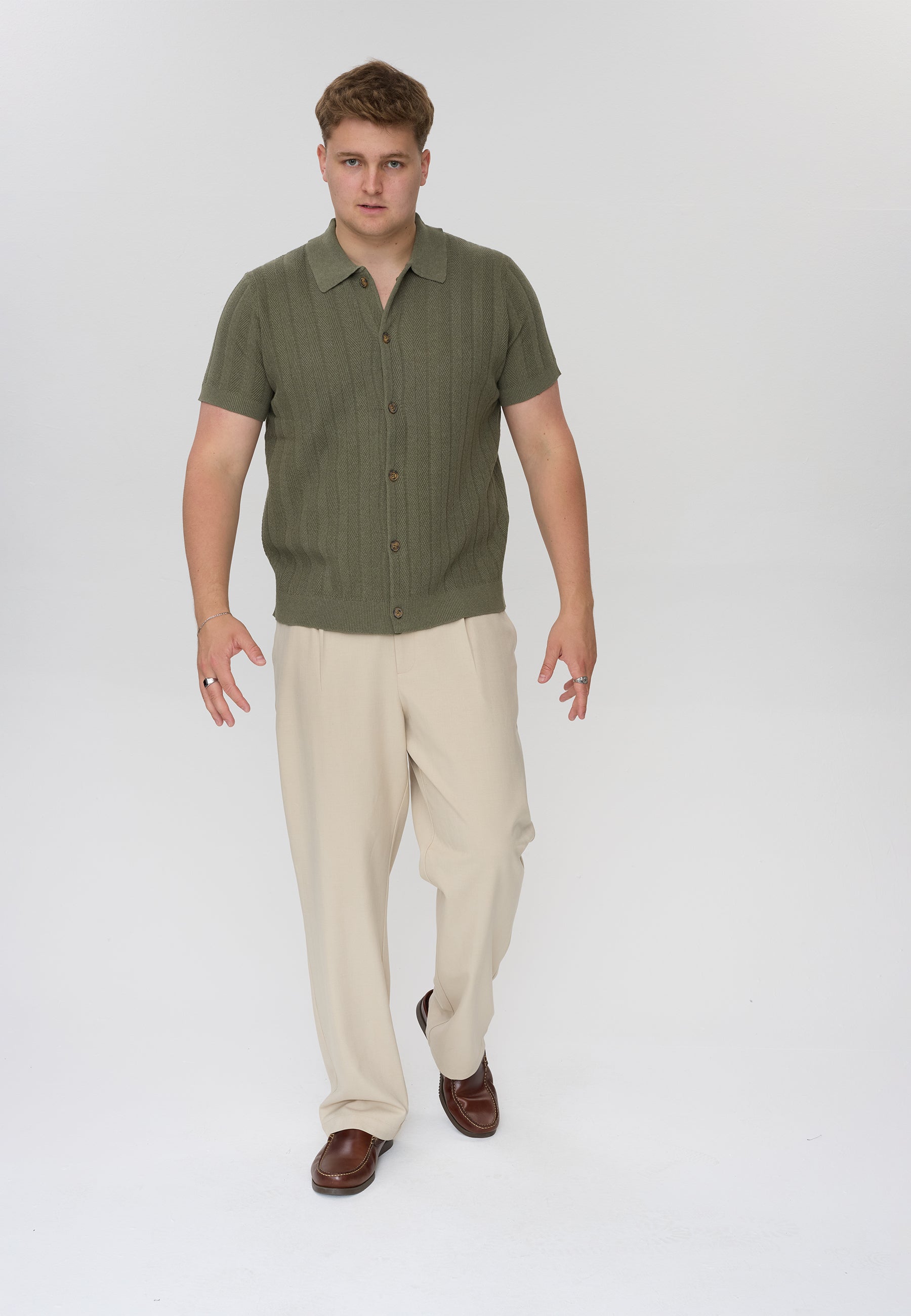 DXNMXRK. DXFalko Knitwear Olive green