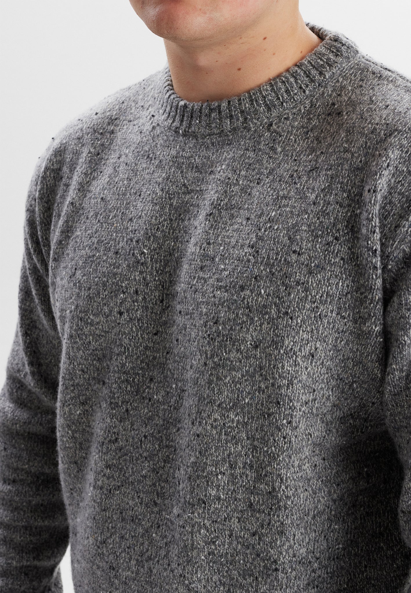 DXNMXRK. DXFolkvar Knitwear Grey