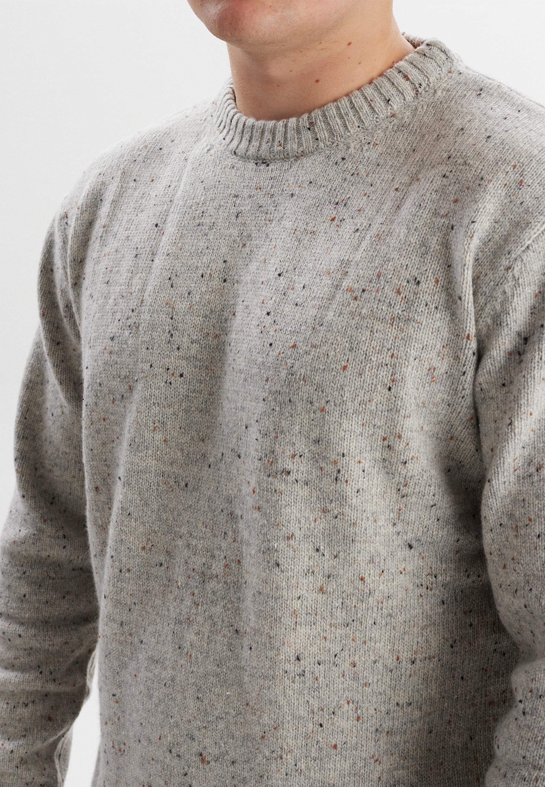 DXNMXRK. DXFolkvar Knitwear light grey