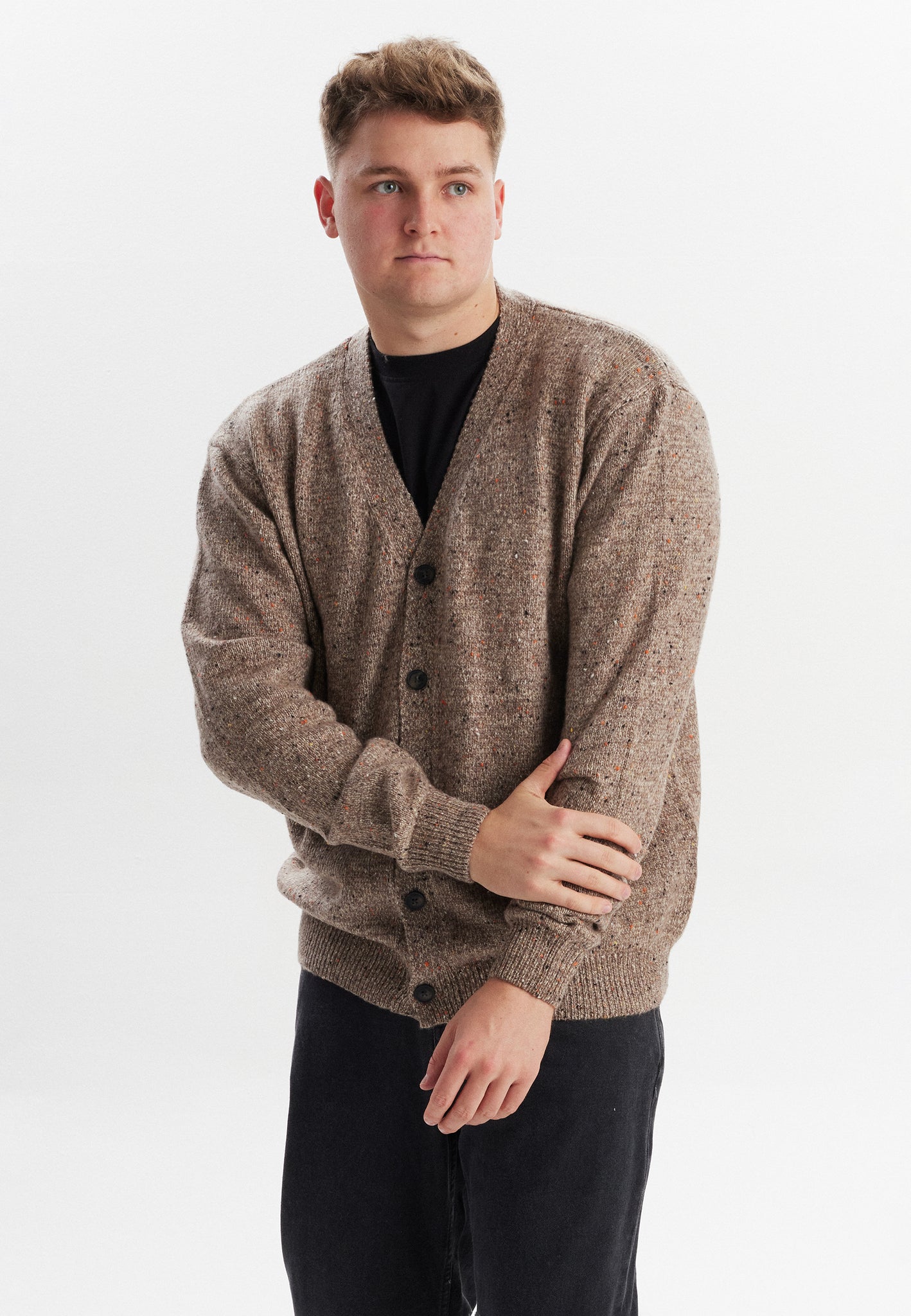 DXNMXRK. DXFranker Knitwear Brown