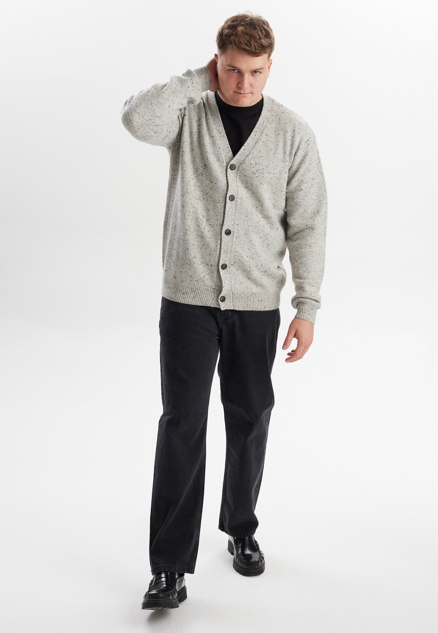 DXNMXRK. DXFranker Knitwear light grey