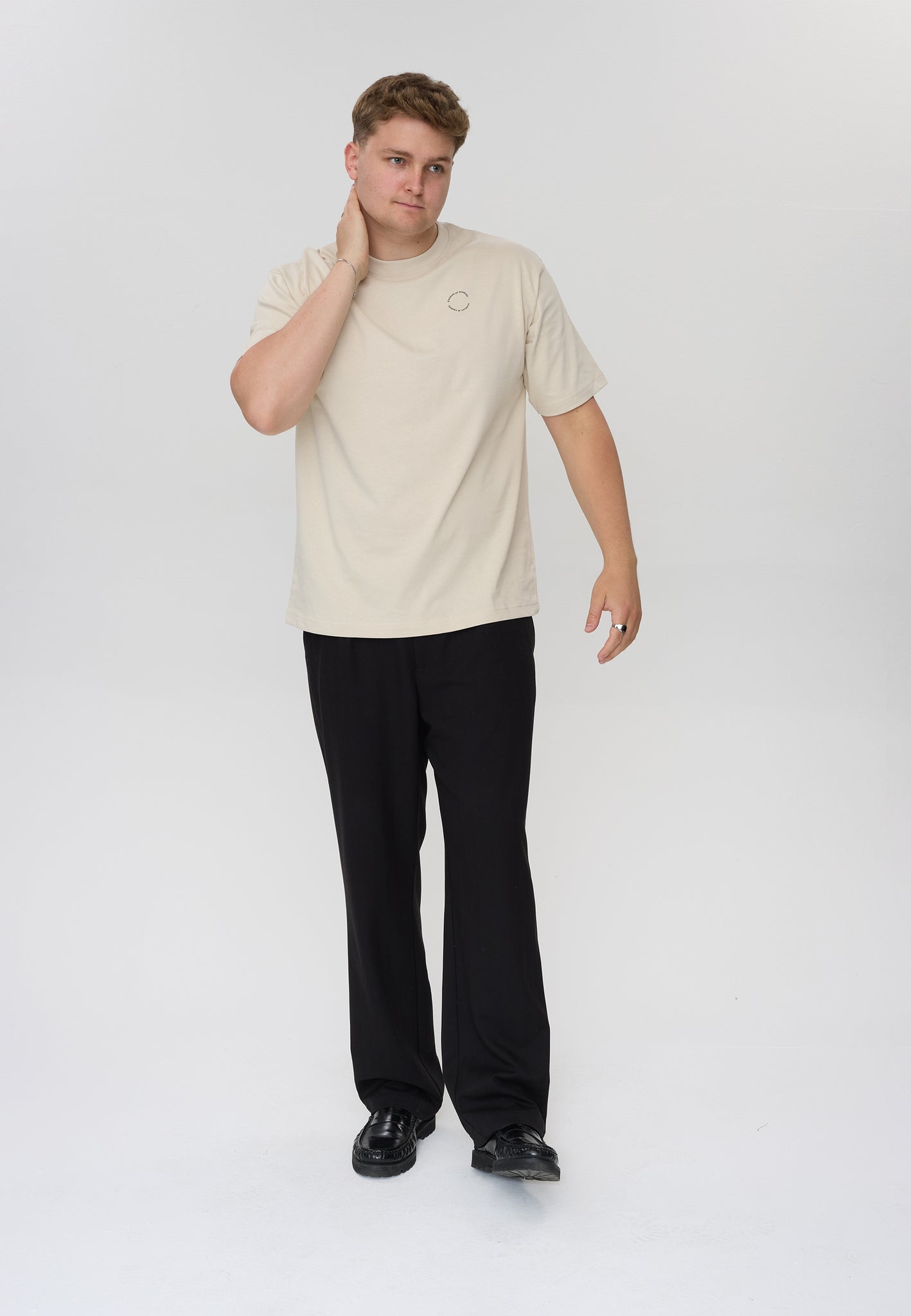 DXNMXRK. DXGandalf T-shirt Beige