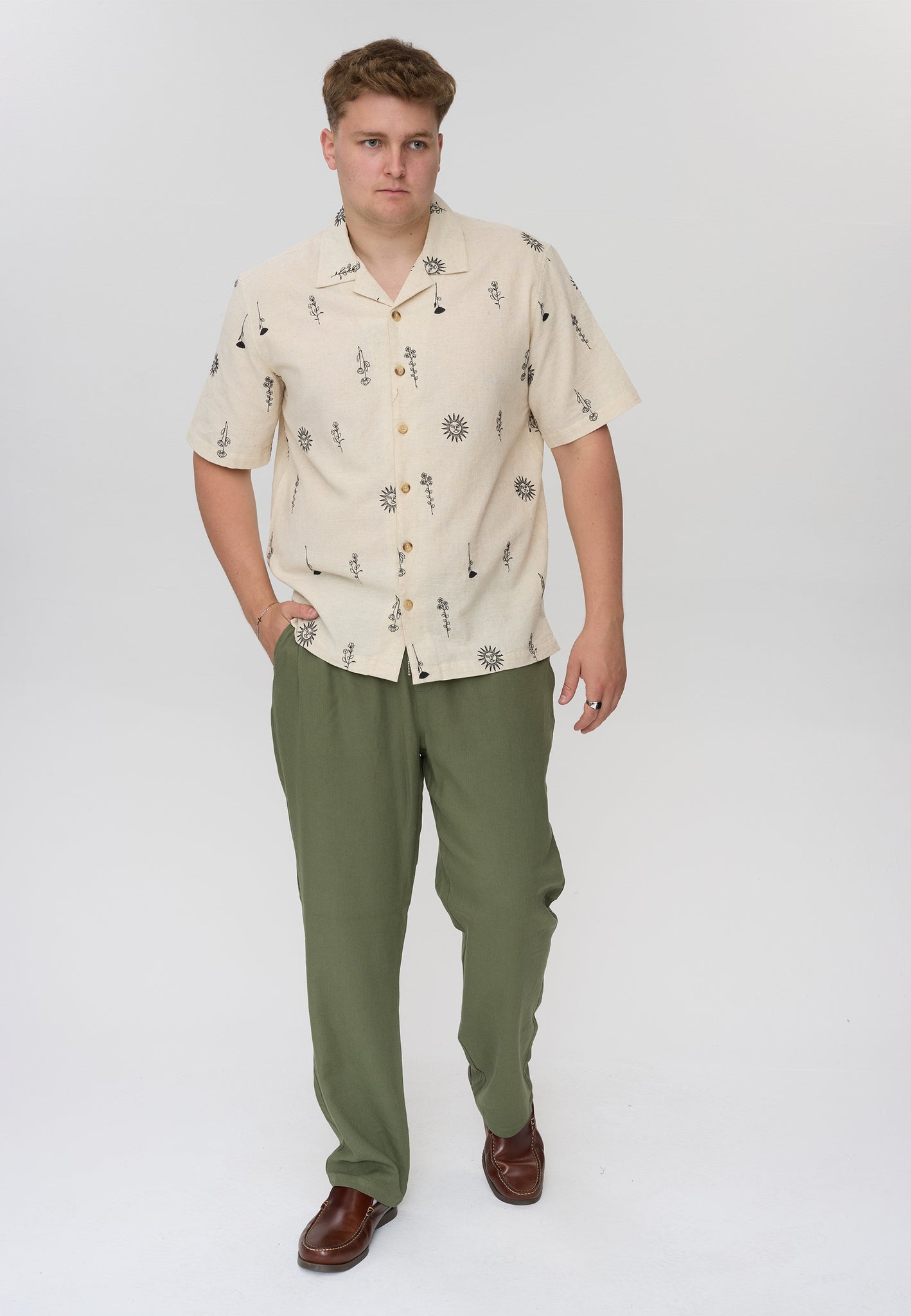 DXNMXRK. DXGaston Pants Olive green