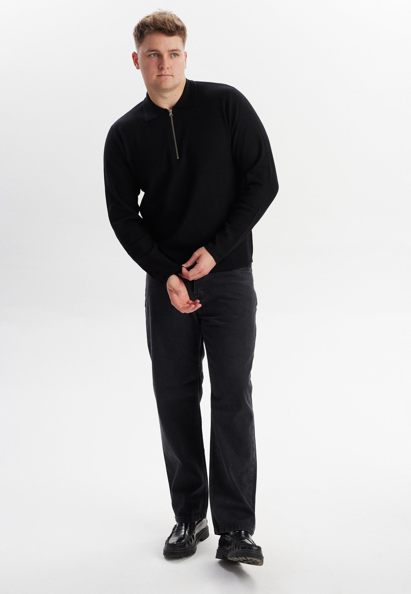 DXNMXRK. DXGodfred Knitwear Black