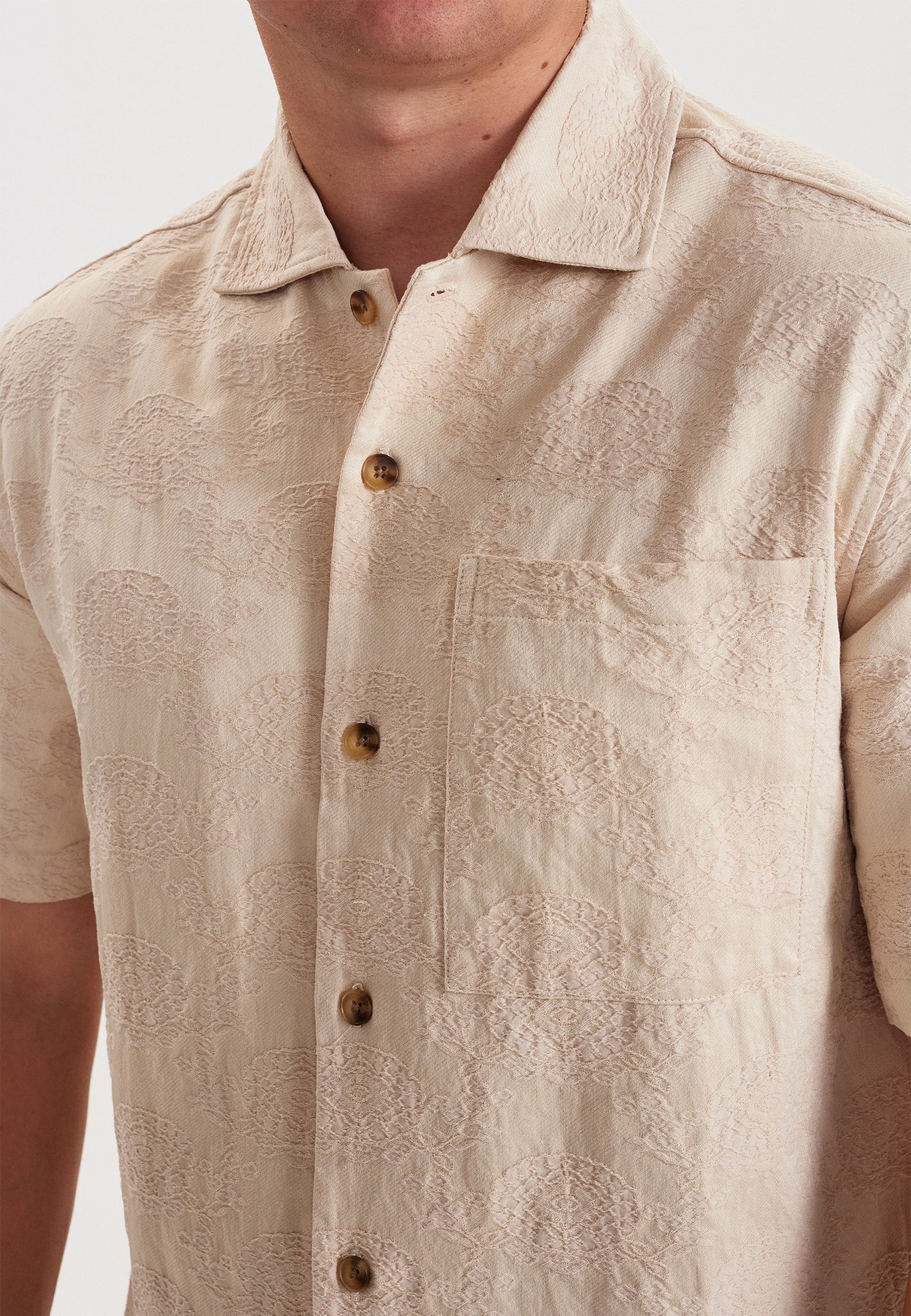 DXNMXRK. DXfaaris Shirt Beige