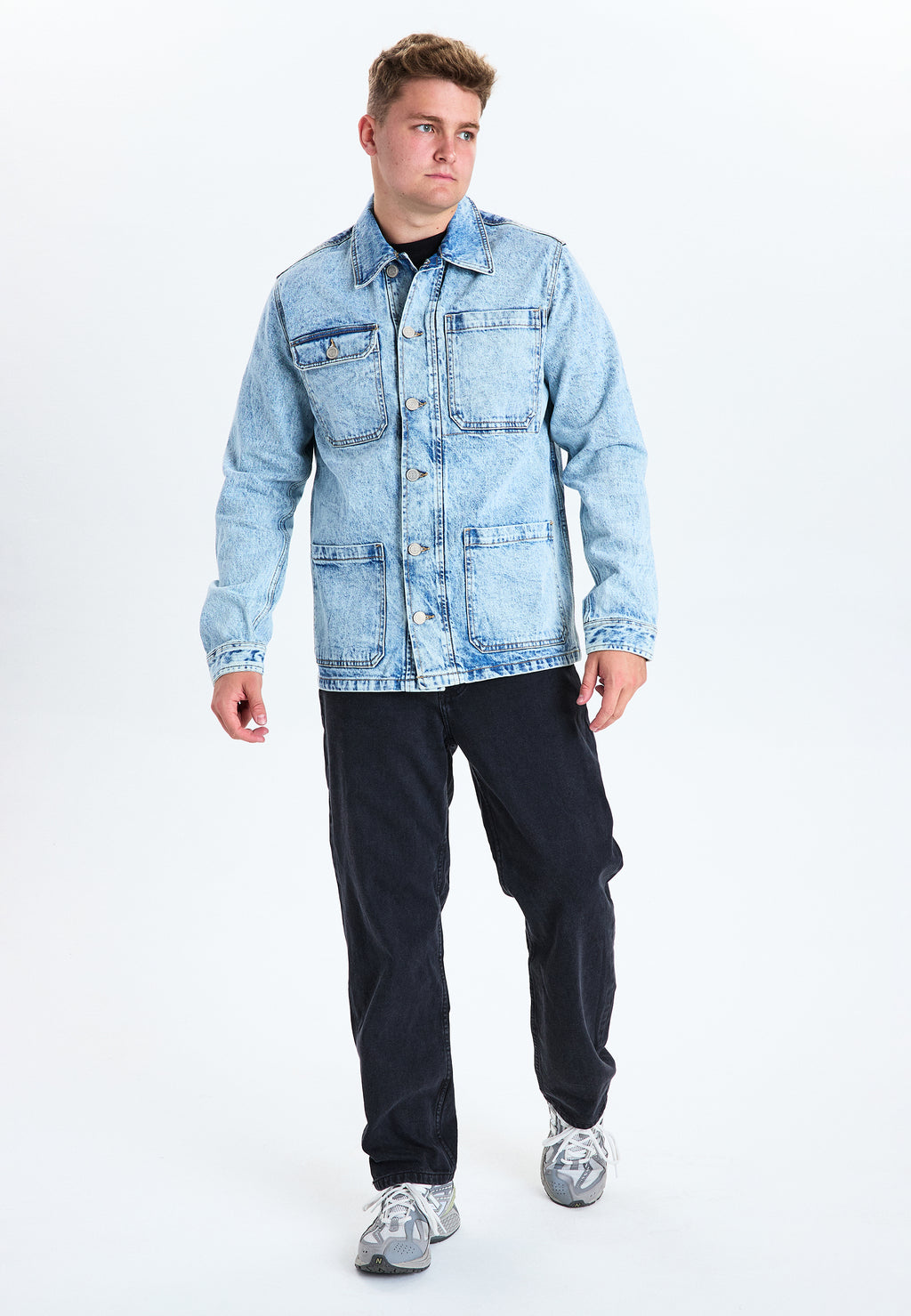 DXNMXRK. Dxfillip Overshirt light blue