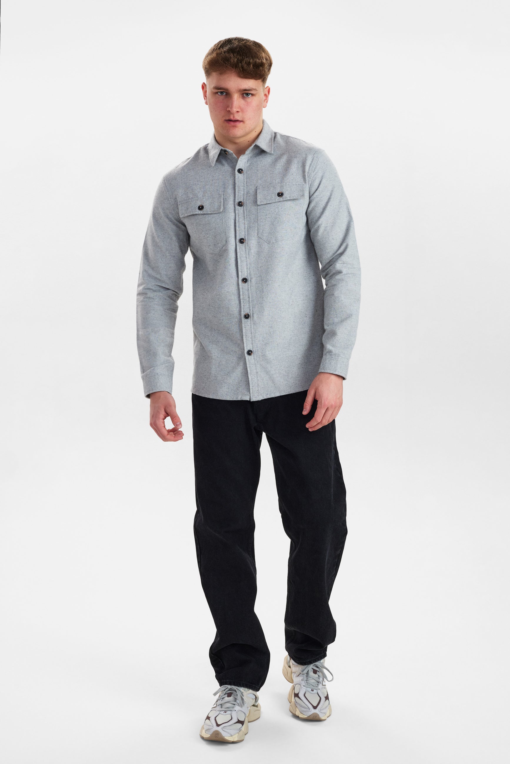 DXNMXRK. DX-Cornel Overshirt Mirage Grey