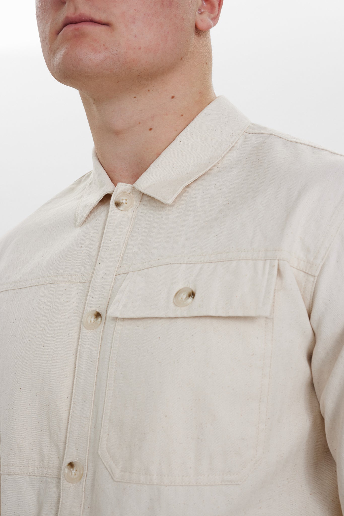 DXNMXRK. DX-Ector Overshirt Tofu