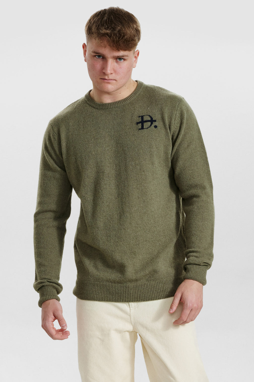 DXNMXRK. DX-Edmond Knitwear Deep Lichen Green