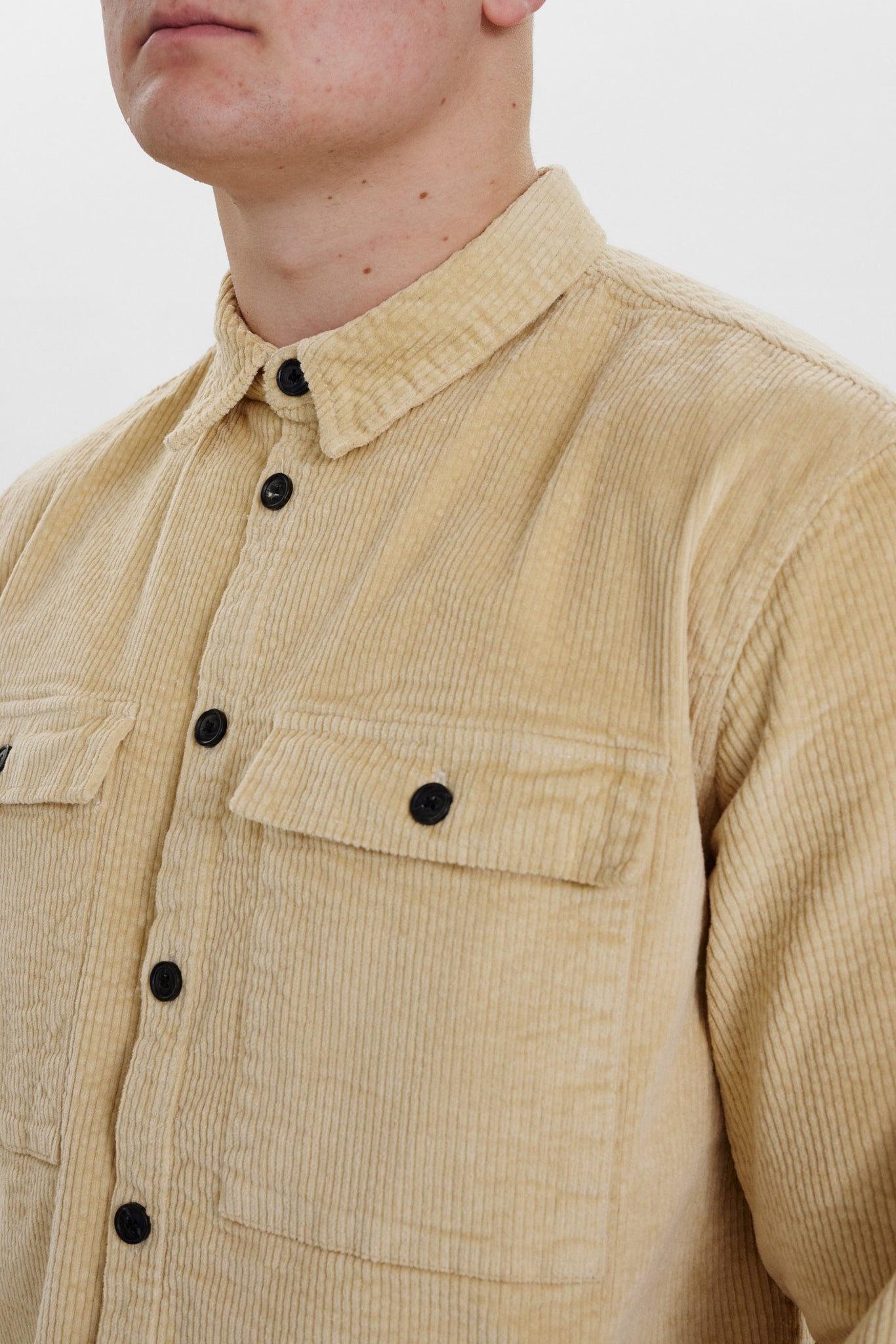 DXNMXRK. DX-Eldo Overshirt Sand