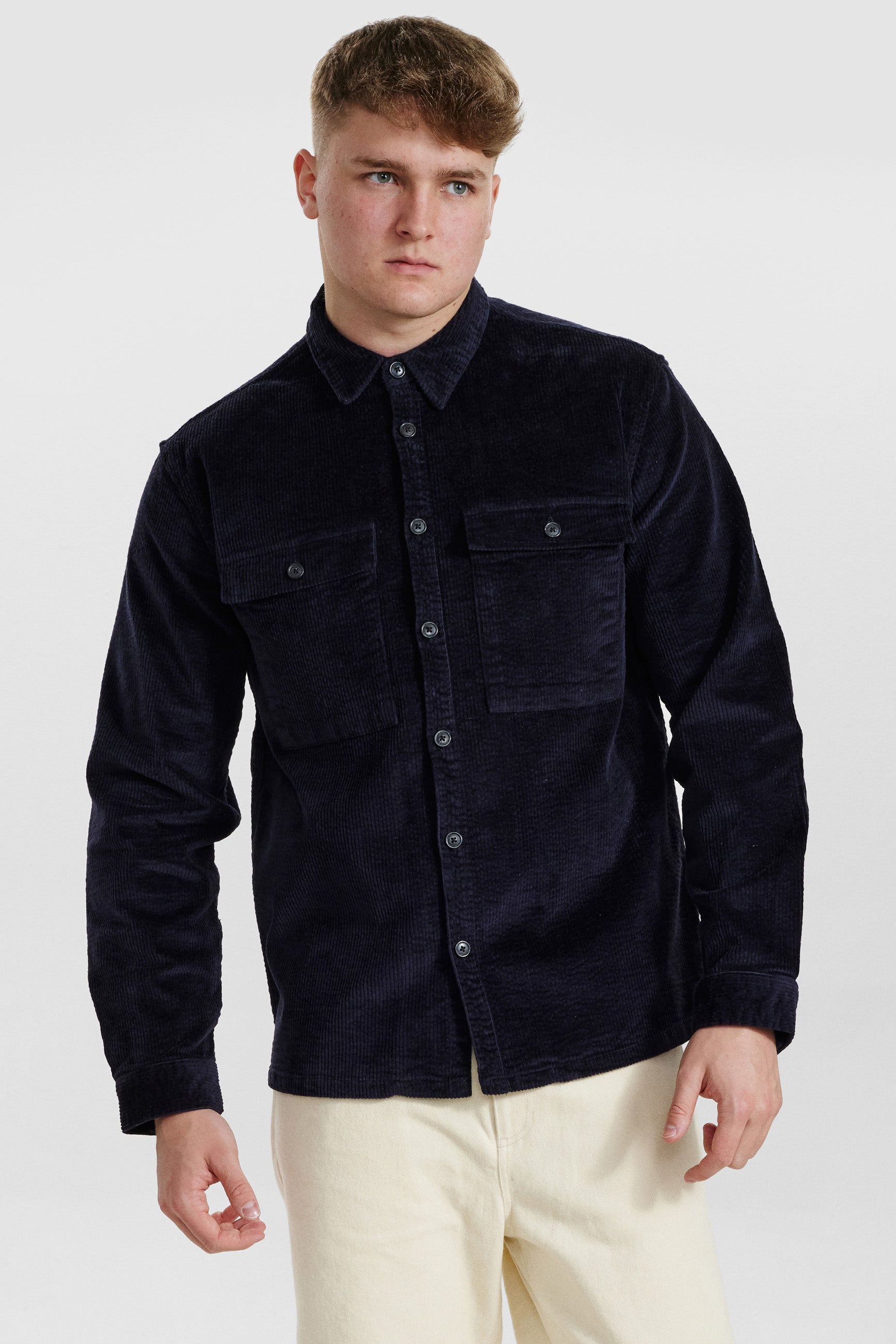 DXNMXRK. DX-Eldo Overshirt navy