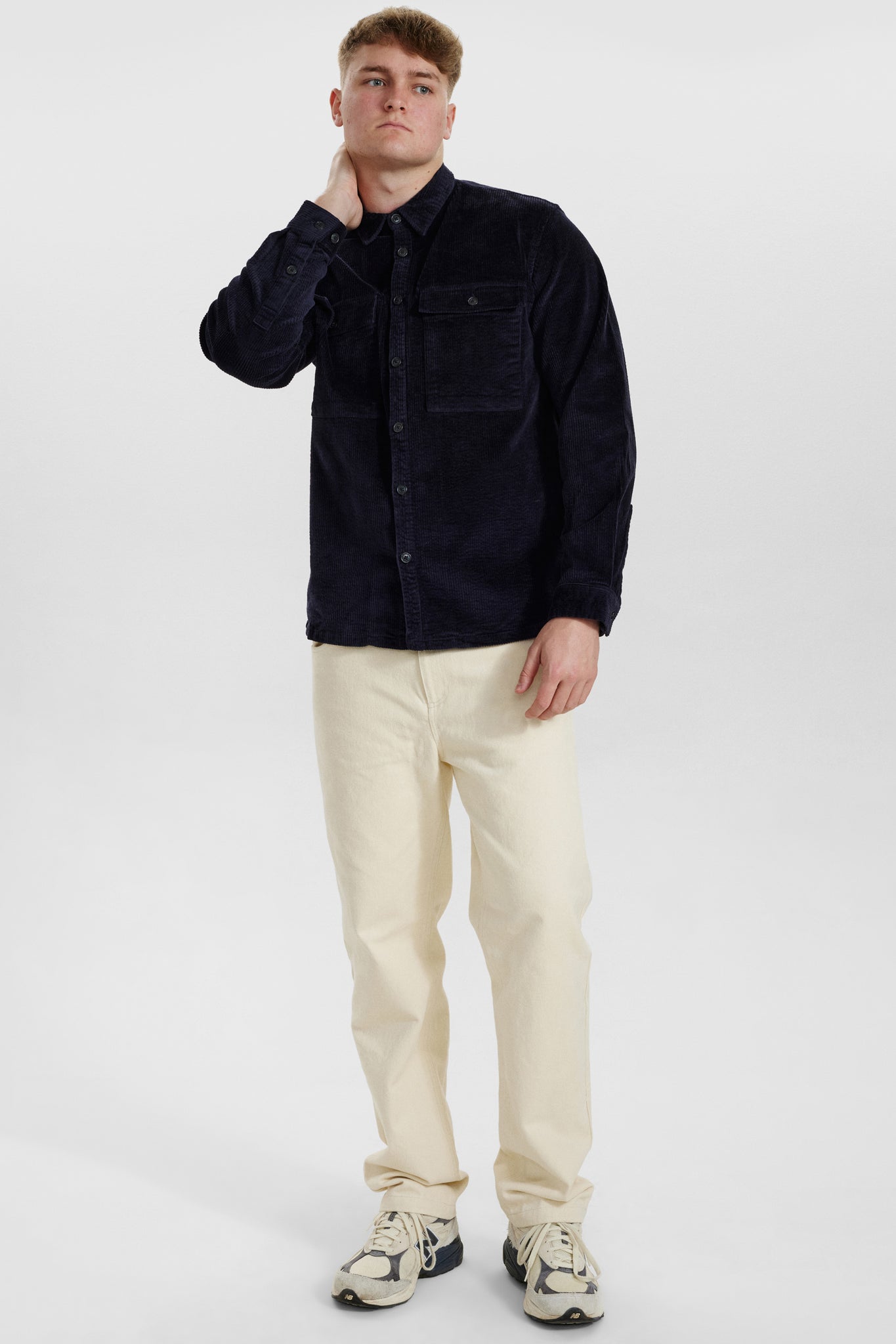 DXNMXRK. DX-Eldo Overshirt navy