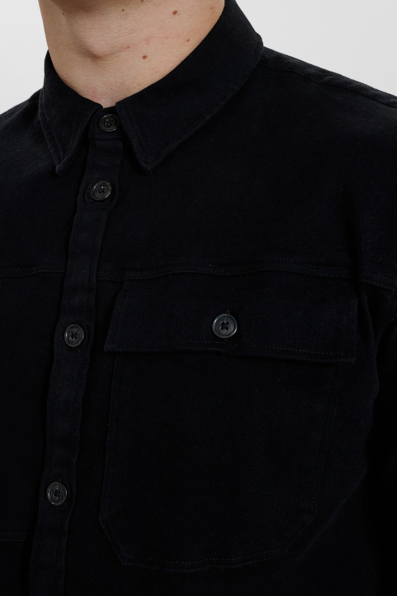 DXNMXRK. DX-Eliot Overshirt Black