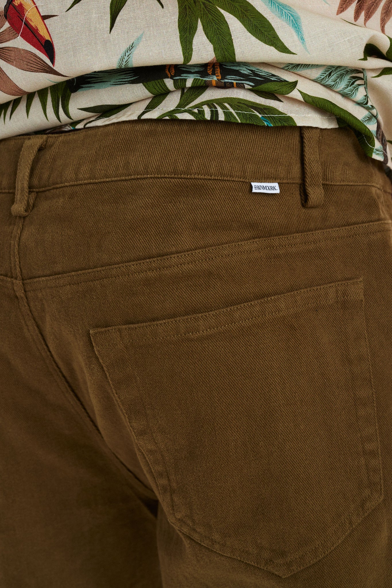 DXNMXRK. DX-Elton Pants Olive green