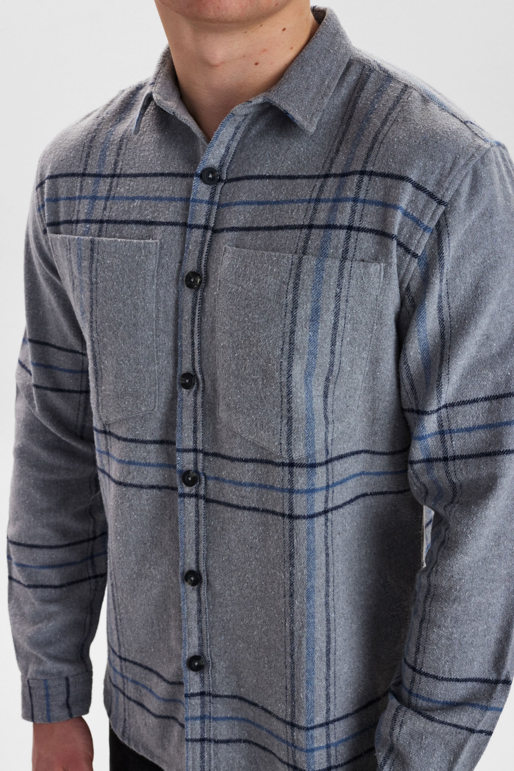 DXNMXRK. DX-Ervin Overshirt Grey