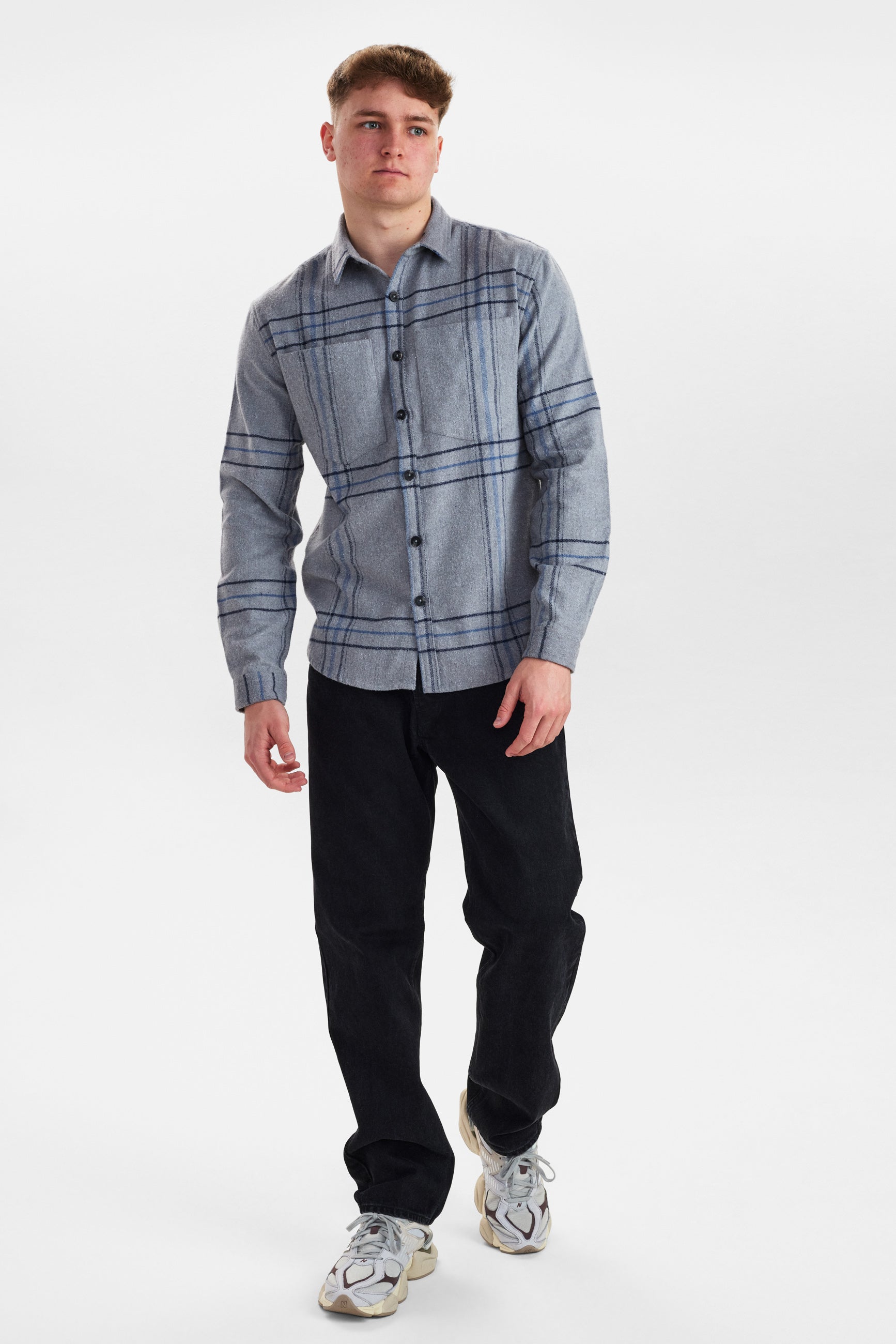 DXNMXRK. DX-Ervin Overshirt Grey