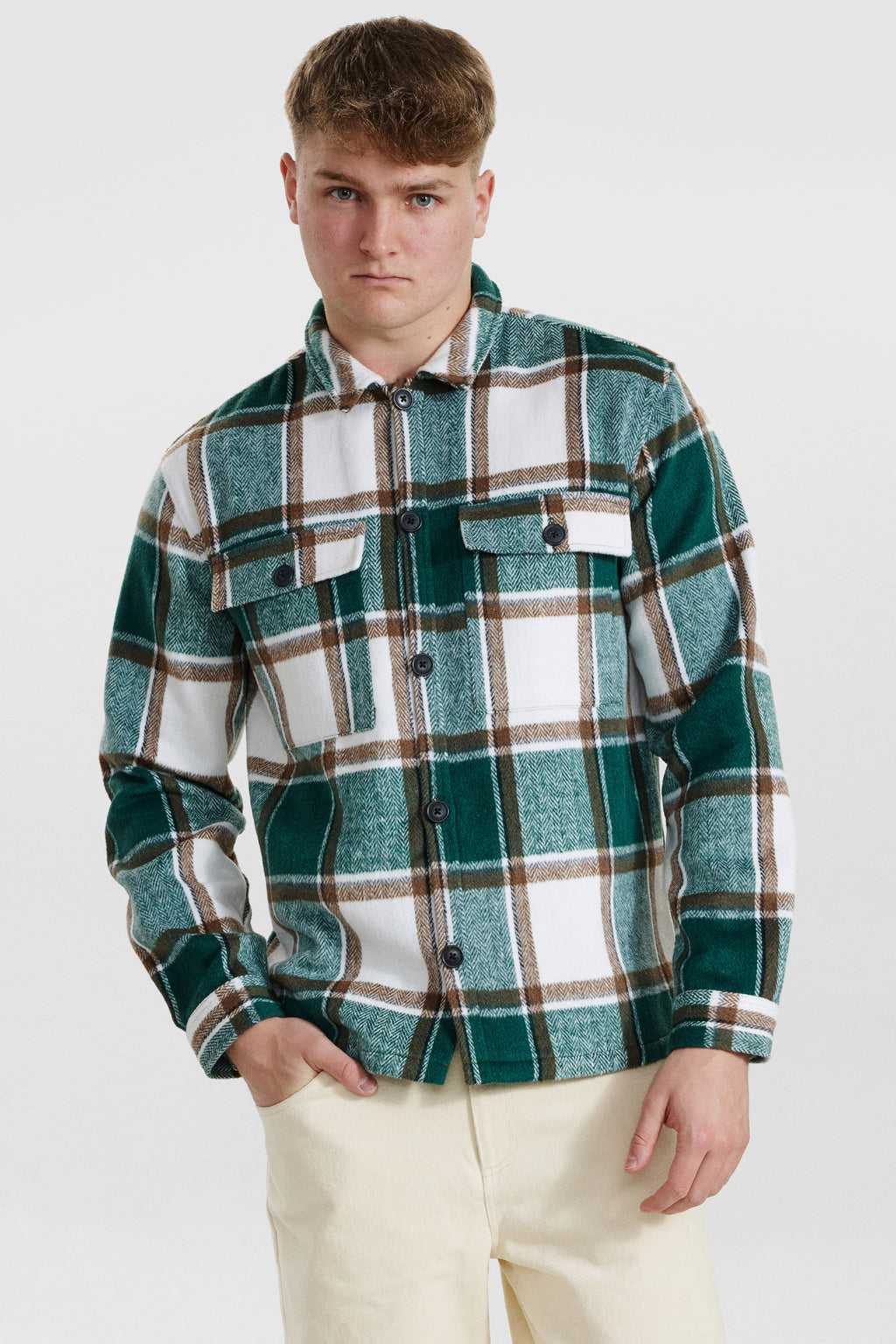 DXNMXRK. Dennik Overshirt Green